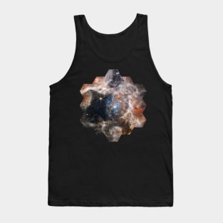 Tarantula Nebula JWST hexagonal shape Stars Galaxy Gorgeous Tank Top